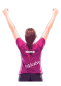 Preview: Handballshirt in pink mit weißem Motiv