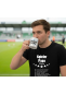 Preview: Handballshirt in schwarz mit neongrünem Motiv