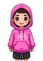 Preview: Volleyball Hoodie Girls pink