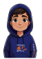 Preview: Handball Hoodie Boys marine