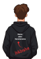 Preview: Handballhoodie mit schwarz pinken Aufdruck