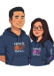 Preview: Handball Hoodie Victory marineblau