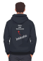Preview: Handballhoodie mit schwarz pinken Aufdruck