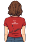 Preview: Handballshirt in pink mit weißem Motiv