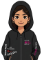 Preview: Handball Jacke Girls schwarz