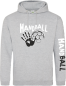 Preview: Handball Hoodie Match 1 hellgrau meliert