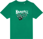 Preview: Handballshirt in schwarz mit neongrünem Motiv