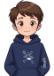Preview: Handball Hoodie Play it Kids marine