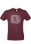 Preview: T-Shirt Handball Words Woman burgund
