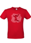 Preview: T-Shirt Handball Words Woman rot