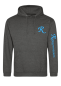Preview: Ratsgymnasium Minden Hoodie dunkelgrau meliert