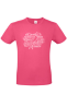 Preview: T-Shirt Volleyball Words Woman pink
