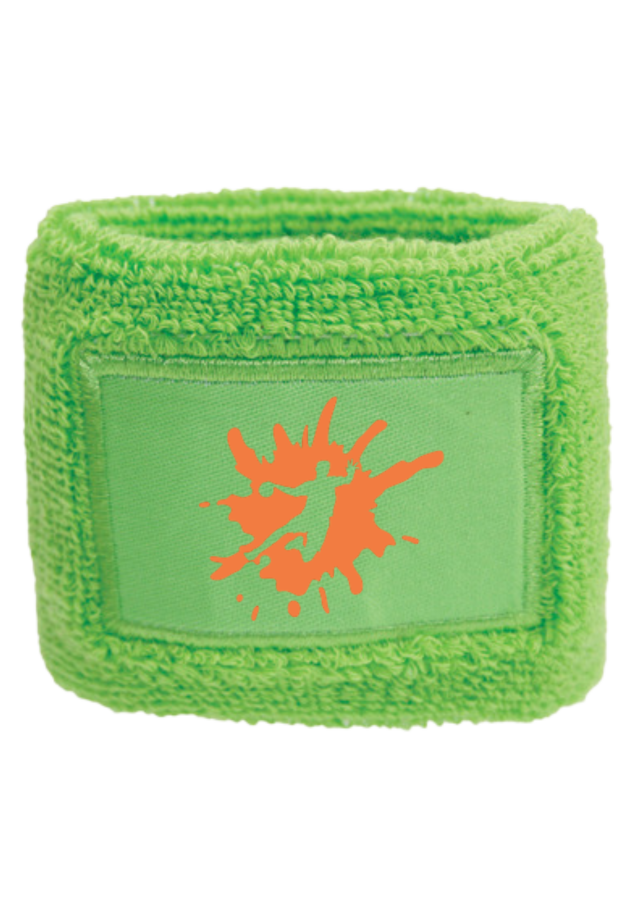 Preview: Handball Schweißband Splash grün