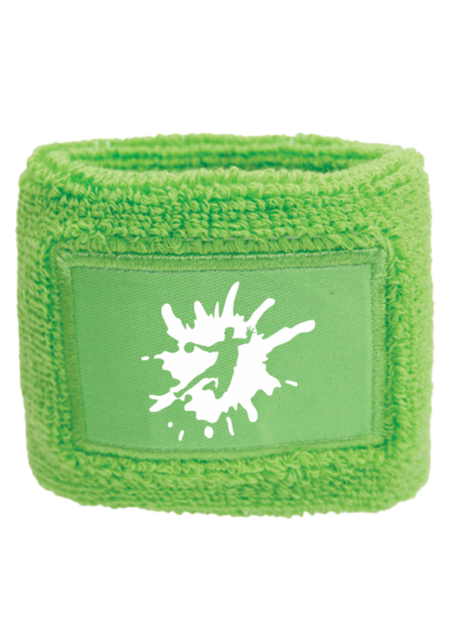 Preview: Handball Schweißband Splash grün