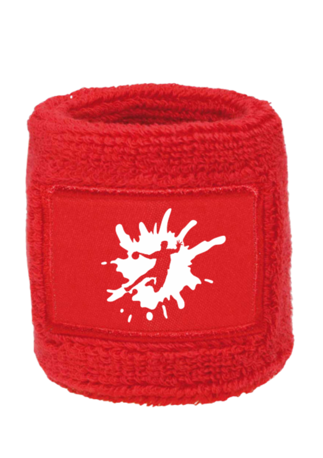 Handball Schweißband Splash rot