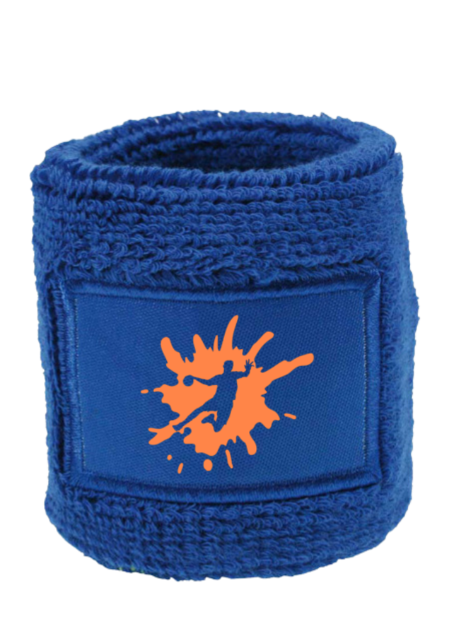 Preview: Handball Schweißband Splash royal