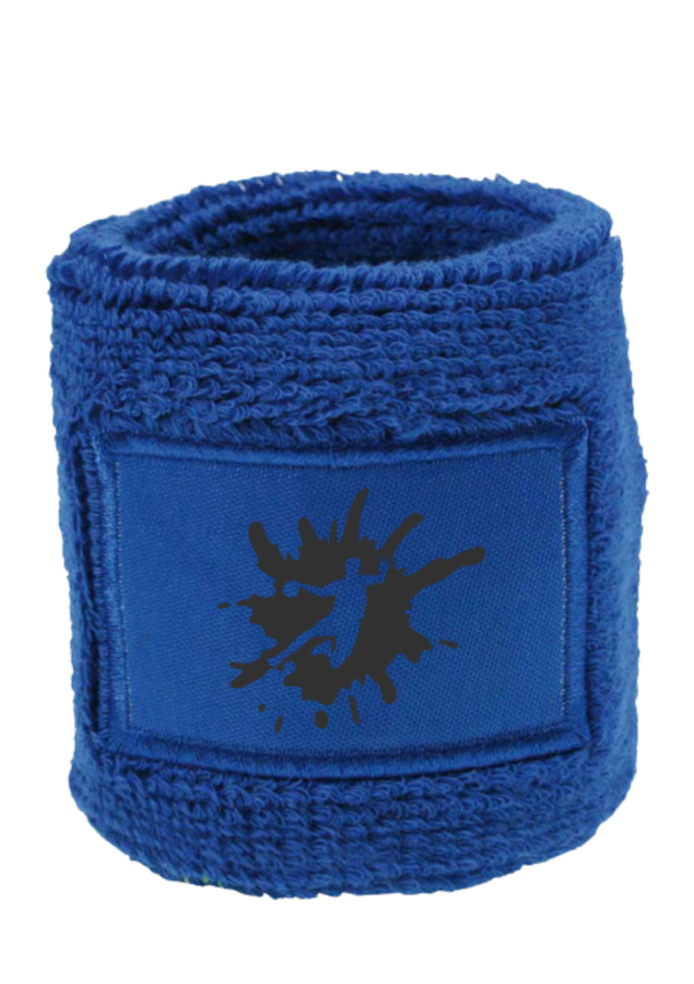 Preview: Handball Schweißband Splash royal