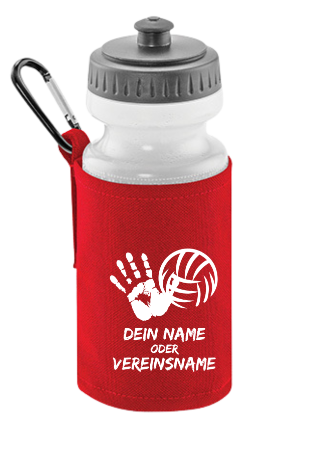 Volleyball Trinkflasche rot