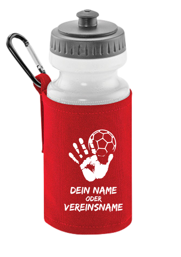 Handball Trinkflasche rot