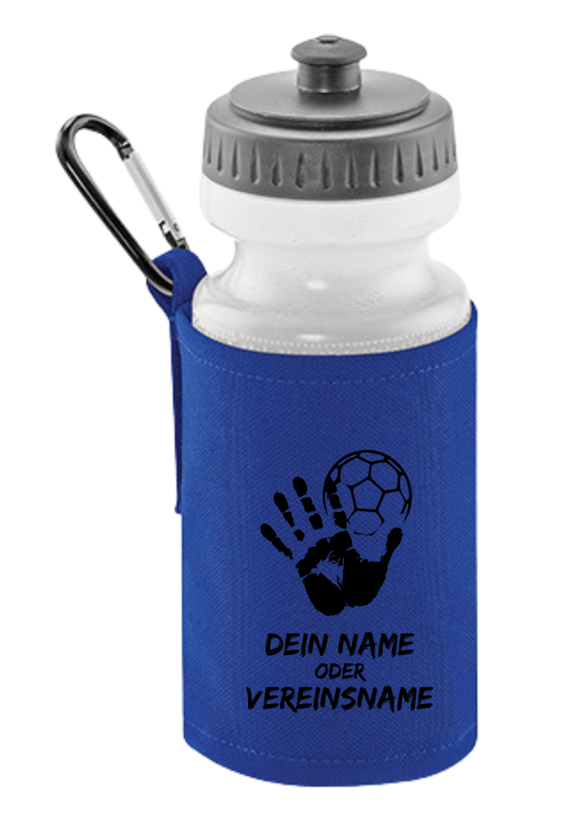 Preview: Handball Trinkflasche royal