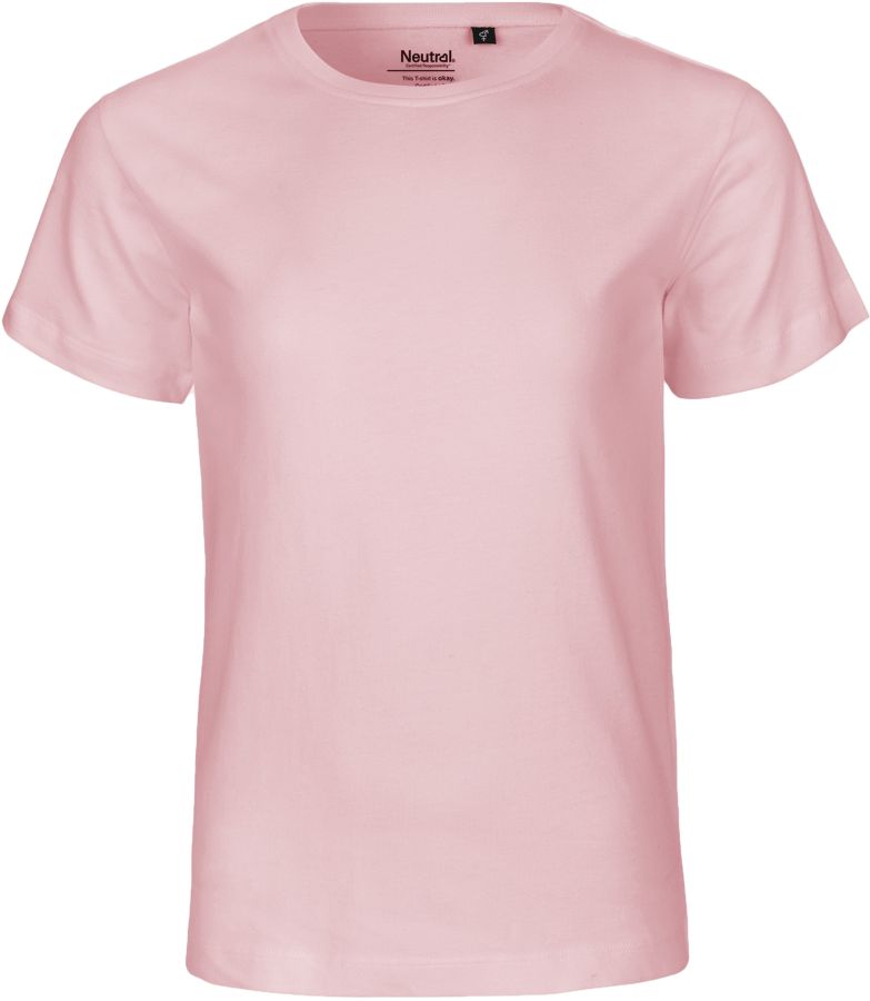 Bio Fairtrade T-Shirt Kids in hellpink