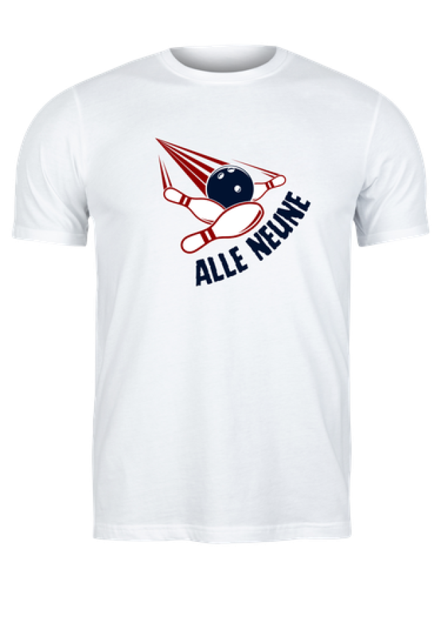 T- Shirt Kegeln/Bowling Motiv 4