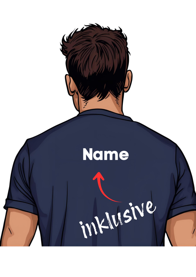 Preview: Handballshirt in pink mit weißem Motiv