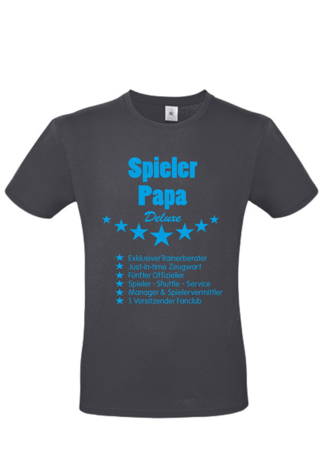 Preview: Set Shirt Spielerpapa marine + Tasse