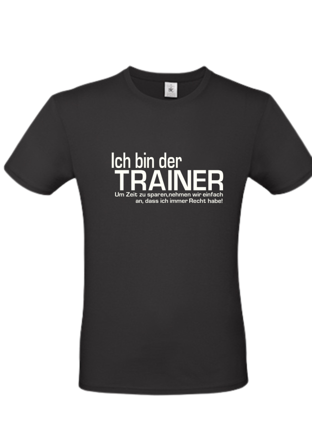 Preview: Set Trainershirt schwarz + Tasse