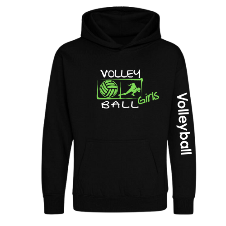 Ferdinandshof Volleyball Hoodie Girls schwarz
