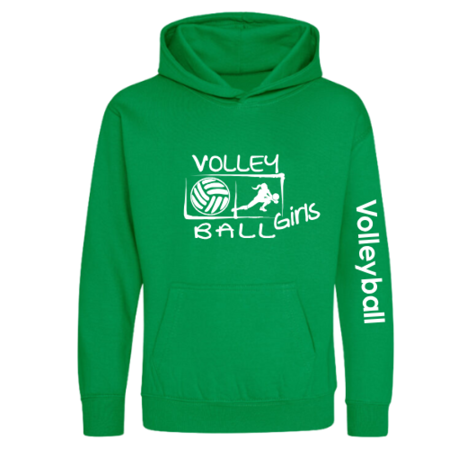 Ferdinandshof Volleyball Hoodie Girls grün
