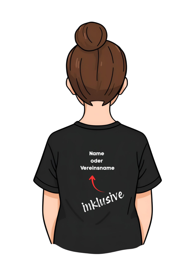 Preview: T-Shirt Volleyball Ballett schwarz