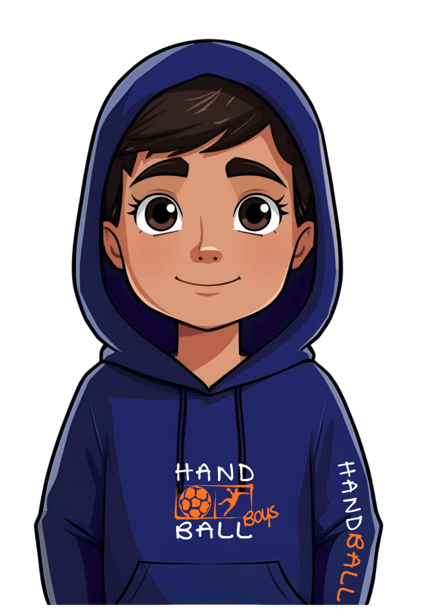 Handball Hoodie Boys marine