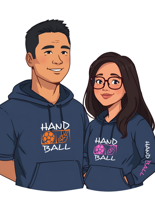 Handball Hoodie Victory marineblau