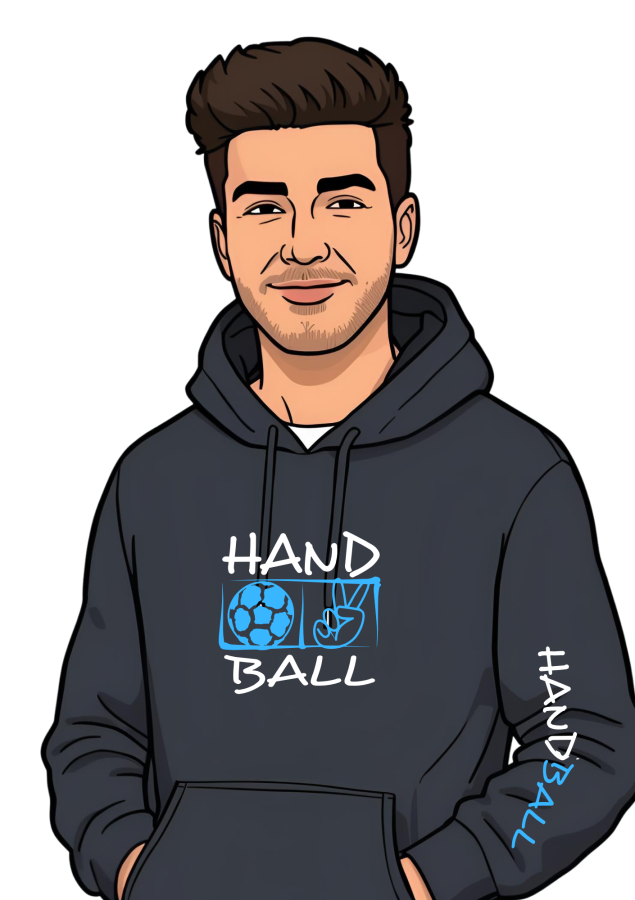 Handball Hoodie Victory dunkelgrau