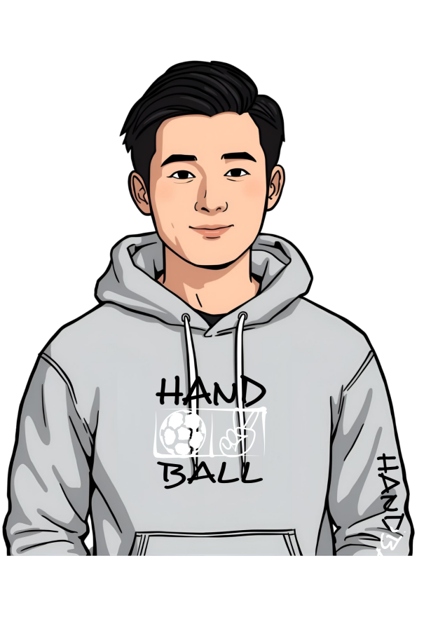 Handball Hoodie Victory hellgrau