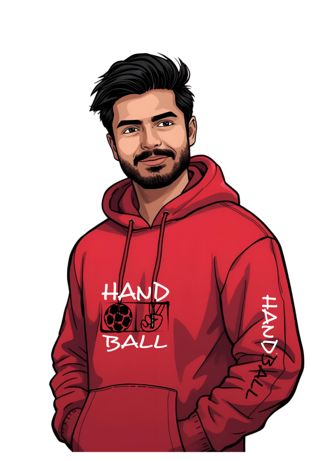 Handball Hoodie Victory rot