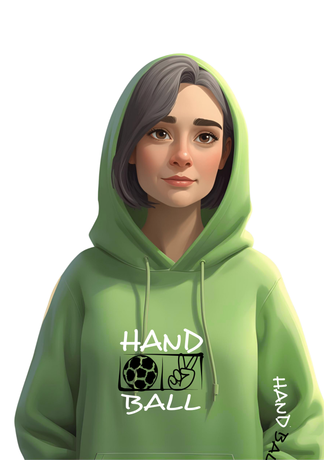 Handball Hoodie Victory limegreen