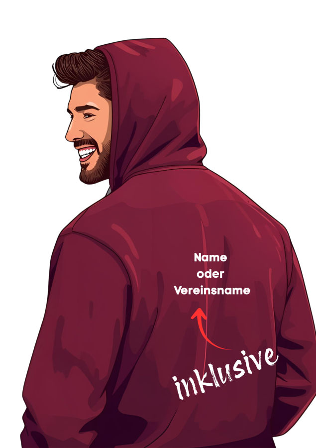 Handballjacke Victory burgund