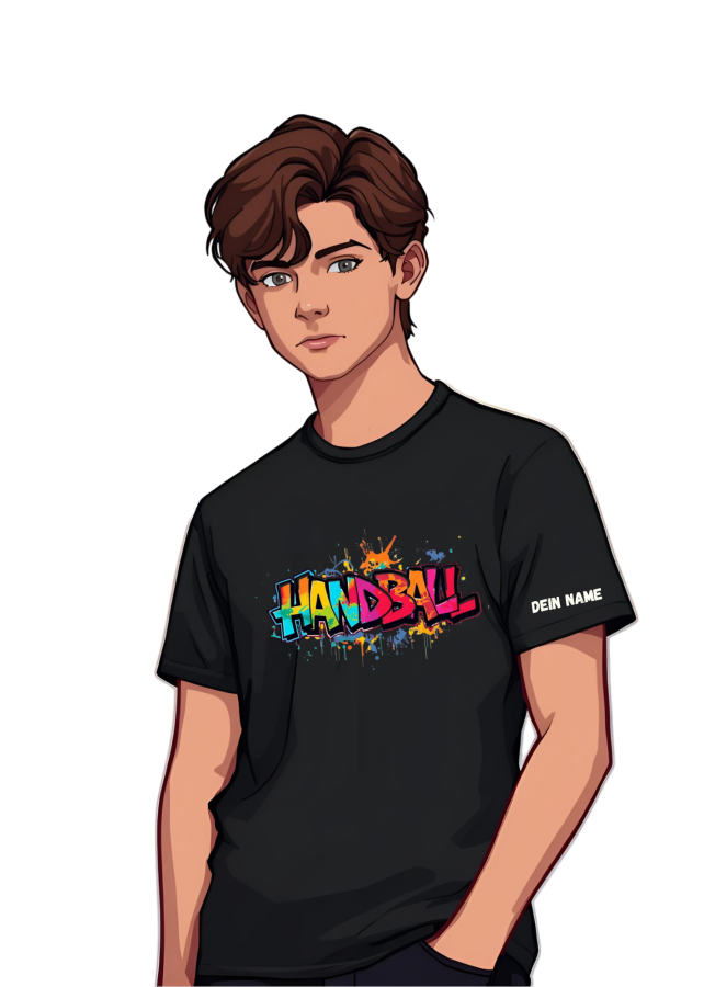 T-Shirt Handball Graffiti