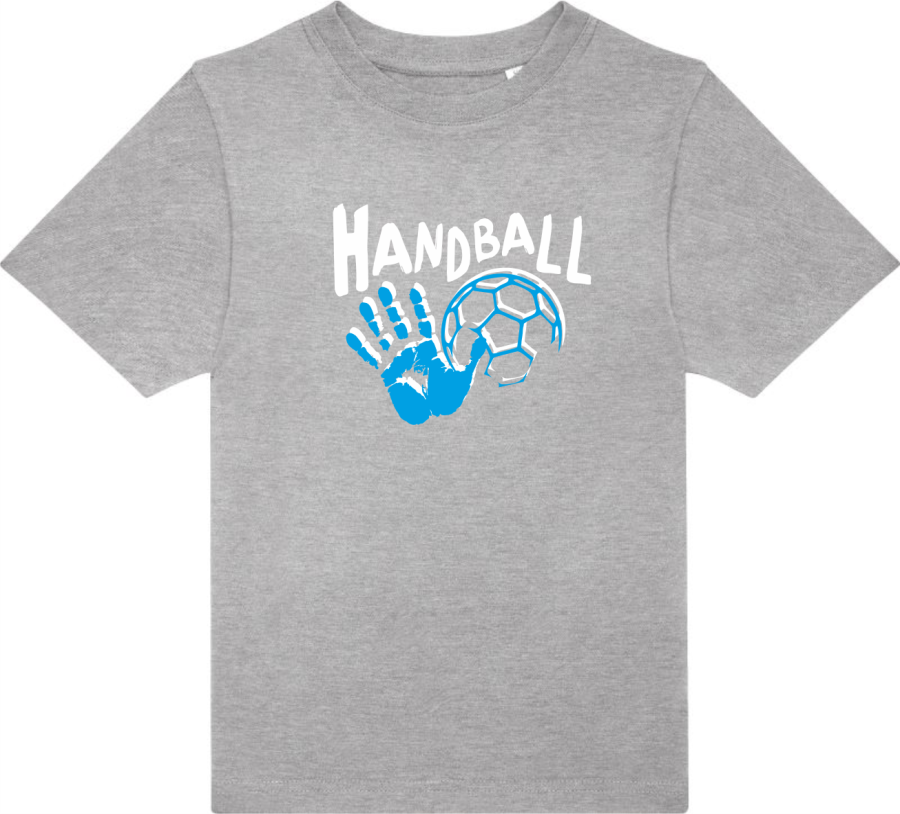 Handballshirt in schwarz mit neongrünem Motiv
