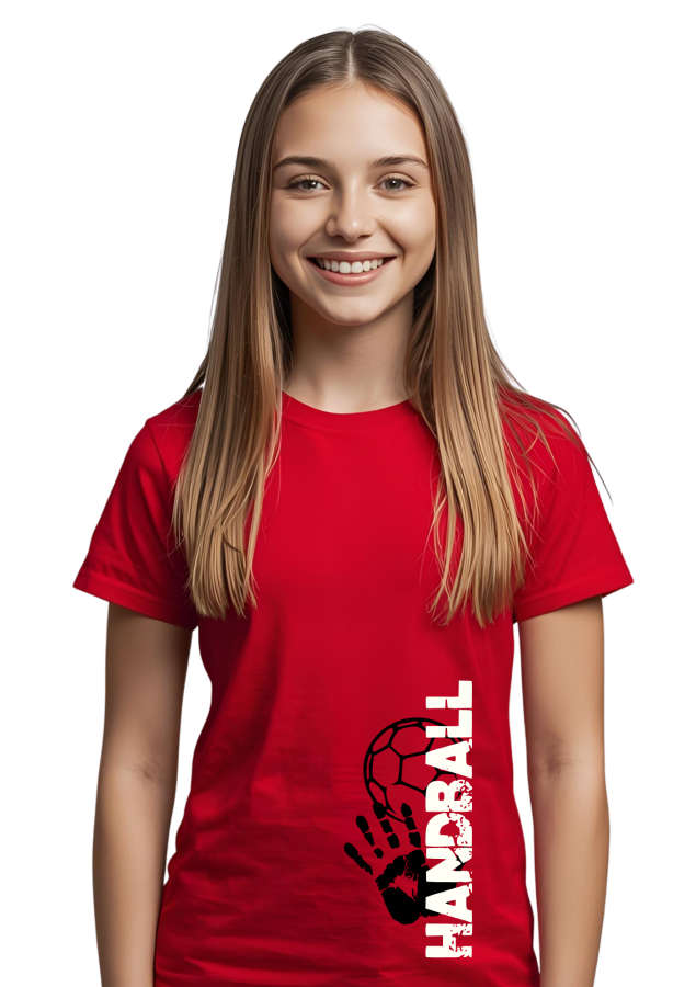 T-Shirt Handball Match 2 rot