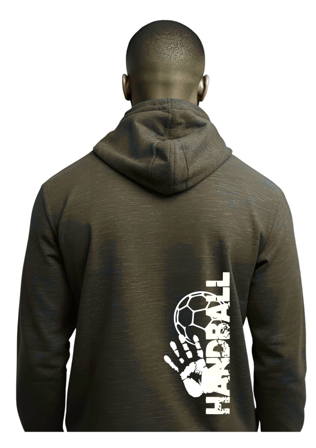 Handballjacke Match 2 dunkelgrau meliert