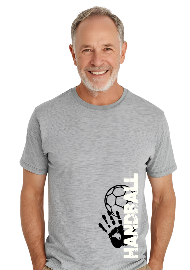 T-Shirt Handball Match 2 hellgrau