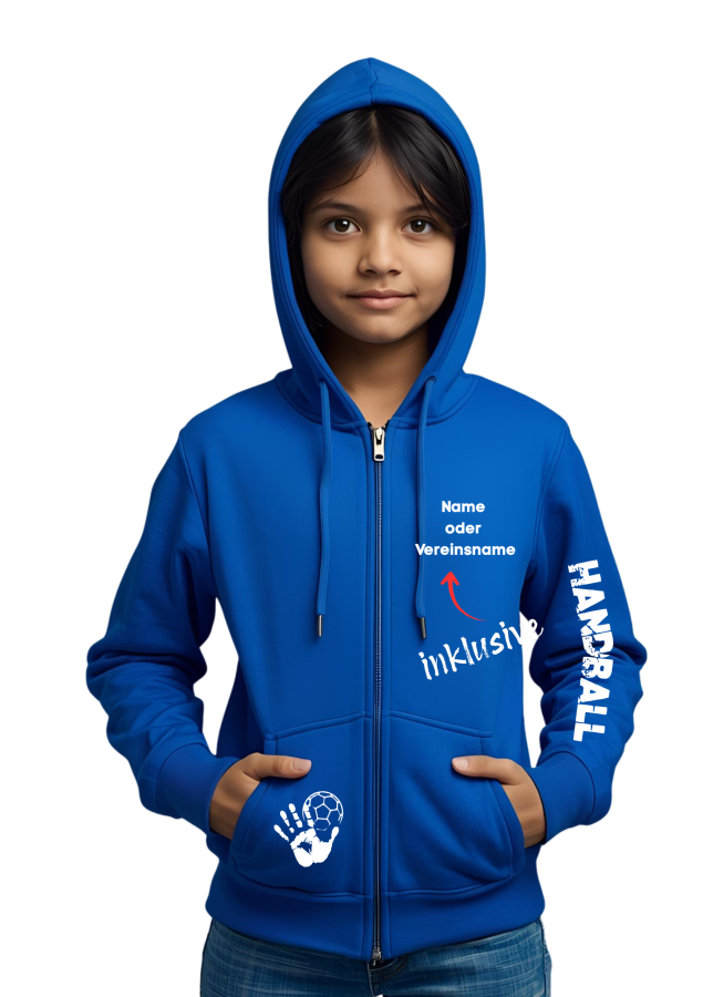 Handballjacke Match 2 royalblau