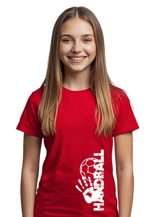T-Shirt Handball Match 2 rot