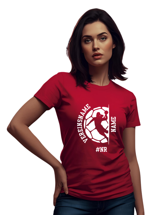 Handball T-Shirt "Mein Team" Motiv Spielerin