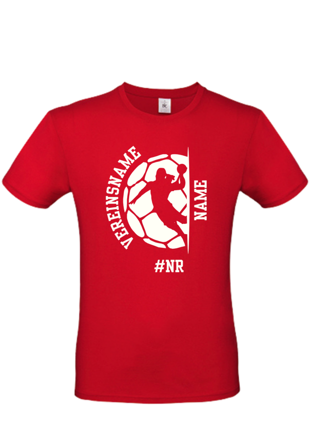 Preview: Handball T-Shirt "Mein Team" Motiv Spielerin