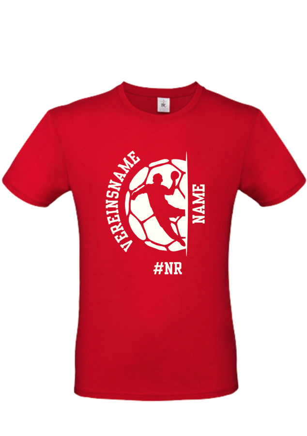 Preview: Handball T-Shirt "Mein Team" Motiv Spieler