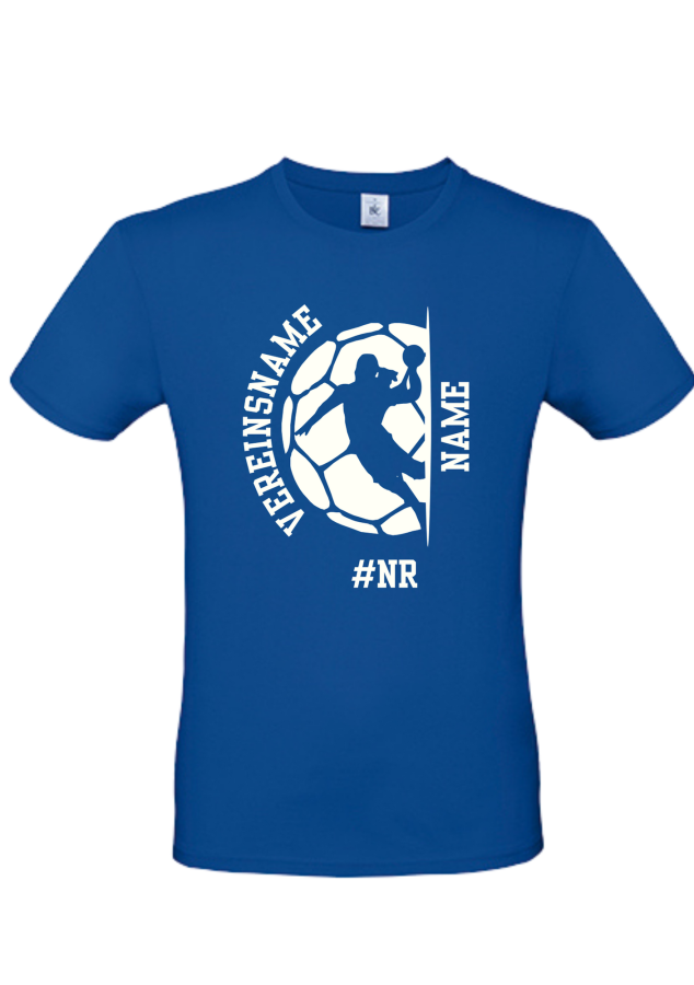 Preview: Handball T-Shirt "Mein Team" Motiv Spielerin